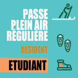 Passe de plein air Étudiant - Résident