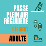 Passe de plein air Adulte - Résident