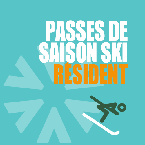 Ski hill season pass résident
